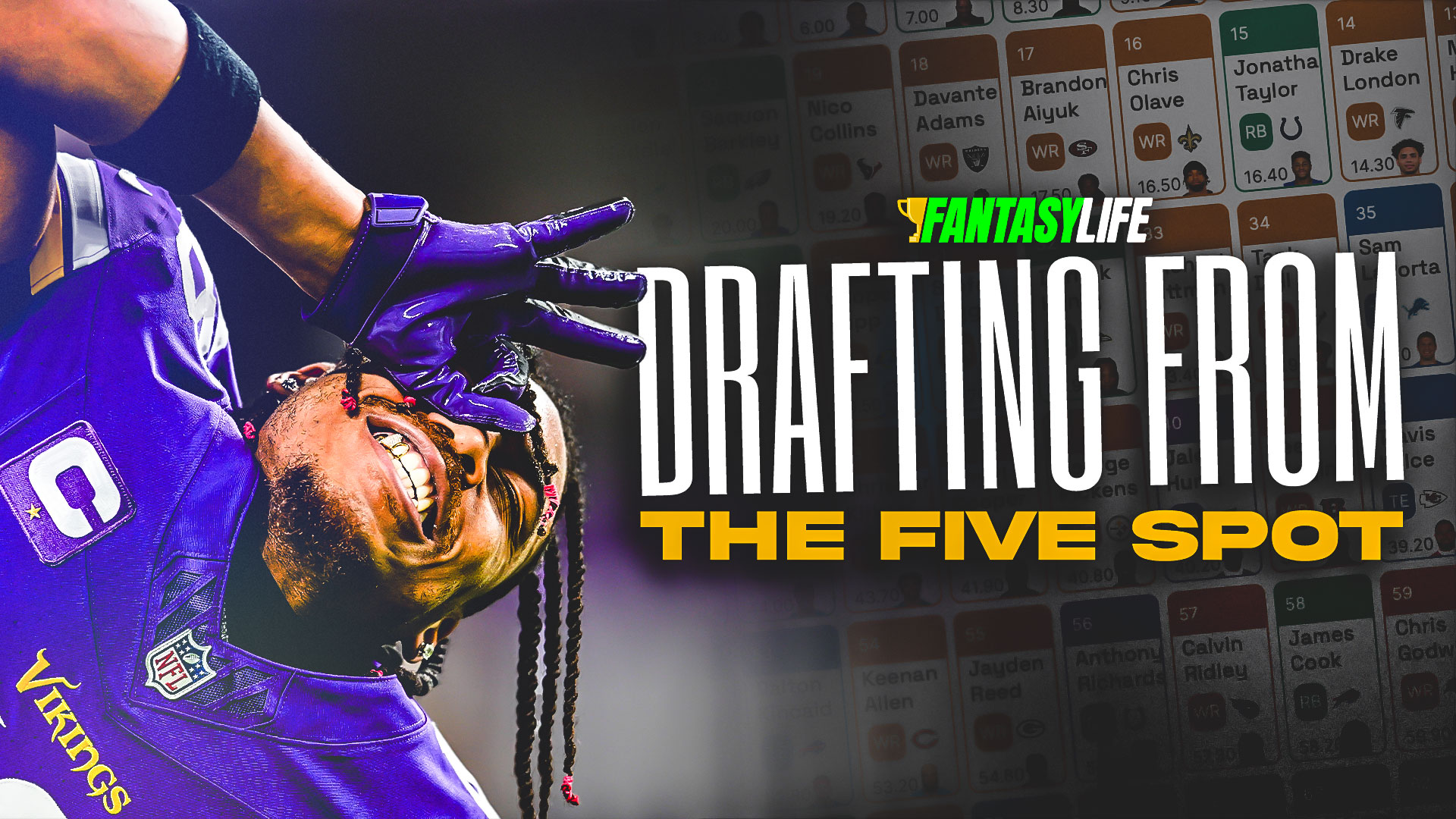 Drafting from 1.05 Optimal fantasy draft strategy with the No. 5 pick