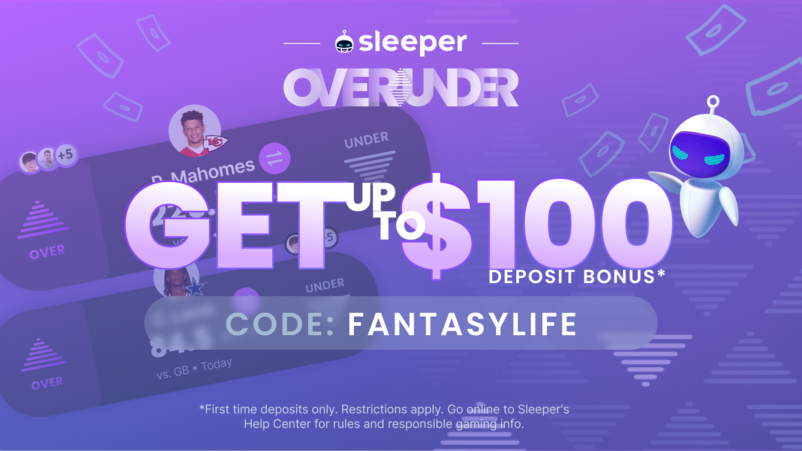 Sleeper Over/Under Picks. Week 10