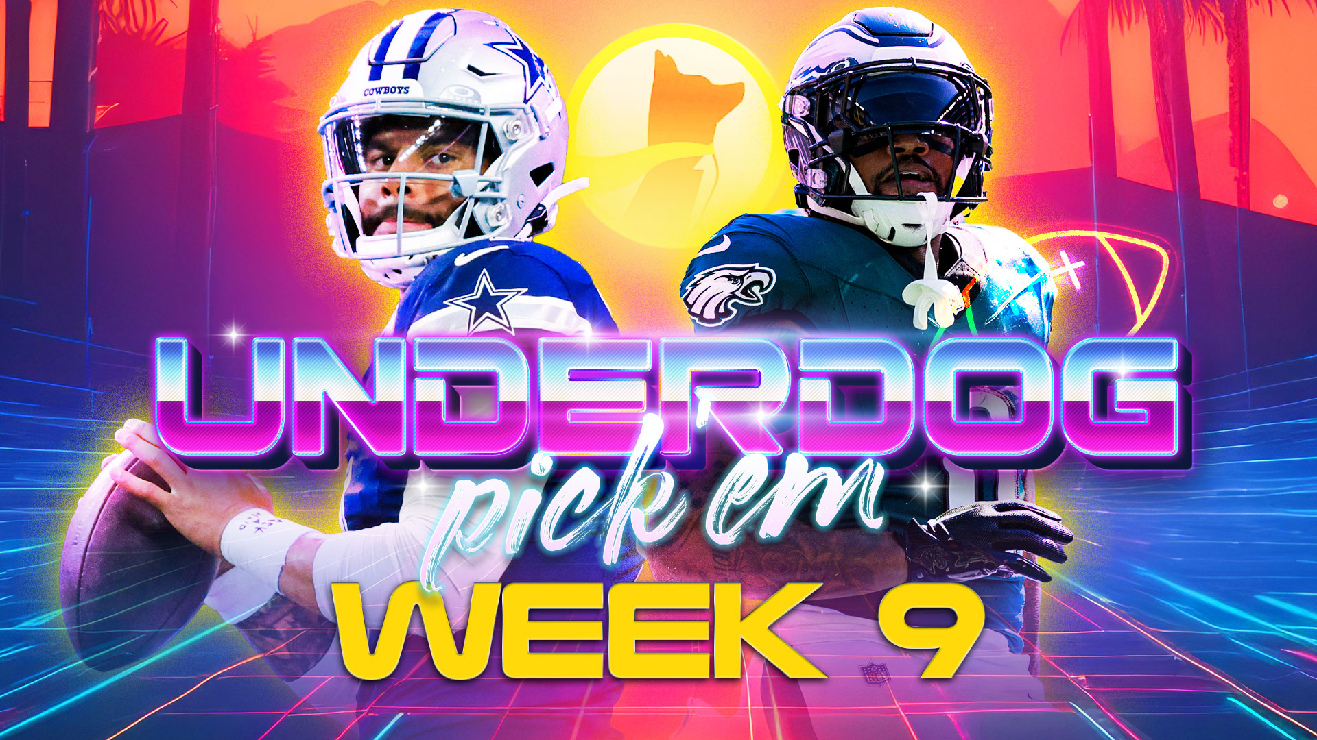 Underdog Pick'em Best Plays. Week 9.